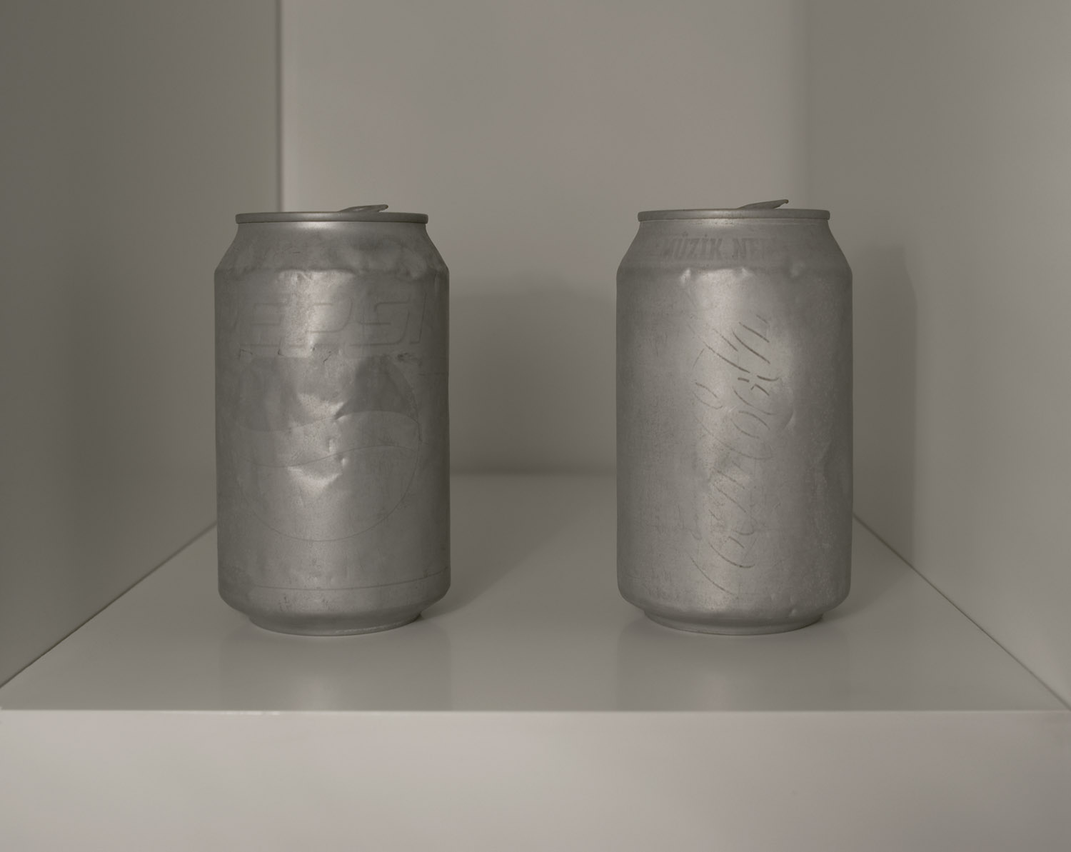 Already Made 1 (Cans), 2007. Digital print backed with aluminum.